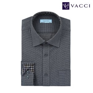 바찌 솔리드 일반핏 기모 남방 셔츠 네이비 VD1M4CR145N0