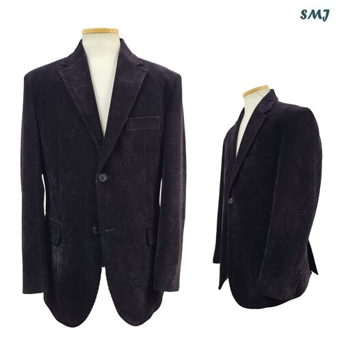 에스엠진 코듀로이 콤비 자켓 중년 남성 골덴 콤비 겨울 SMJ2037