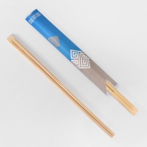 해피팩  KO 블루 24cm 반포장 대나무 젓가락 8치