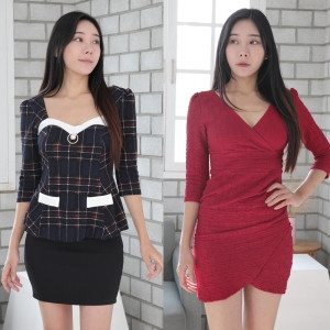 로제 홀복/4+1/섹시원피스/파티복/댄스복