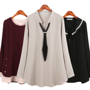 허밍퍼플 롱원피스/티셔츠 예쁜 블라우스 날씬한 긴팔 긴소매 봄 신상 반팔 셔츠 남방 결혼식 빅사이즈 여성의류