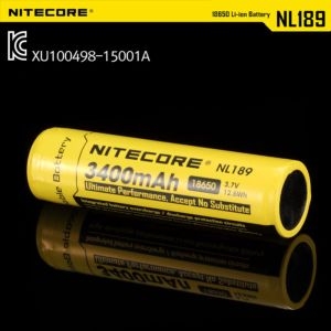 나이트코어  18650 리튬이온 충전배터리 NL189 3400mAh