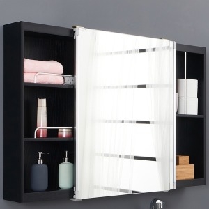 닥터바스  수납 슬라이드 욕실장 블랙