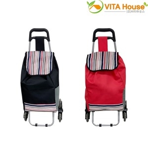 바나나빌딩  도르래 장바구니 캐리어 30L 시장 효도선물 폴딩 H