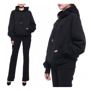 아미 여성 하트 로고 오버핏 후드티셔츠 USW202_747_001_W_22F