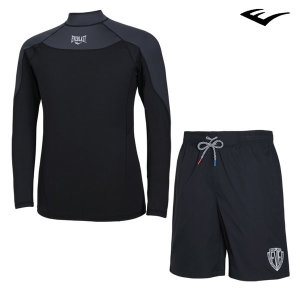 에버라스트  래쉬가드 상하세트 E-800UGY+E-895PBK