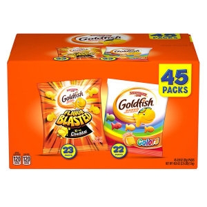 페퍼리지팜  골드피쉬 크래커 2가지맛 믹스 26g 45개입