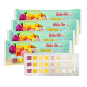 단미푸드  레인보우 큐브 믹스 과일 8가지맛 80g