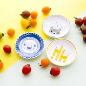 엠피엘 유아 아기 도자기 그릇 간식 반찬접시 11종 한달 이유식 스푼 케이스포함 증정