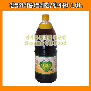 하늘사랑 진들향기름/들깨진기름/들기름 1.8L/10개