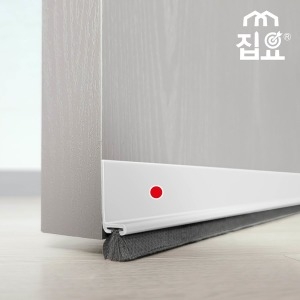 집요닷컴  문풍지 문 바람막이 외풍차단 집요 5중L틈막이 방문 현관문 흰색 95cm