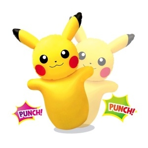 포켓몬 피카츄 에어 펀치백 어린이 샌드백 오뚝이-특대형 스트레스를 한방에 펀치 펀치