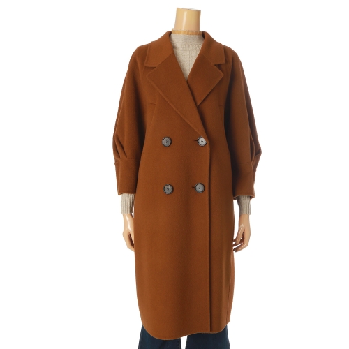 르니앤맥코이 여성 볼륨소매 더블 울 롱코트 MK11HC204HJY