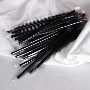 개별포장 팜파스 검정일자 스트로우 21cm