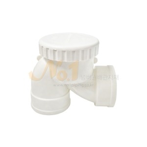 넘버원  PVC P트랩 배수용 50A/VG2/PVC배관/PVC파이프/PVC부속