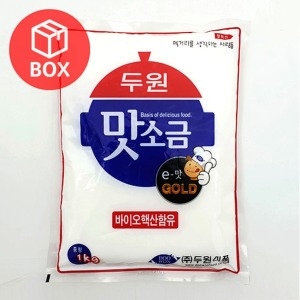 두원식품 맛소금 1kg 10개 1박스