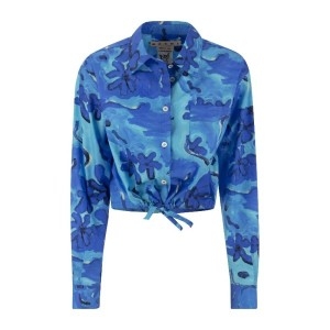 마르니 셔츠 CAMA0526A0 UTC230 MMB52 COBALT BLUE