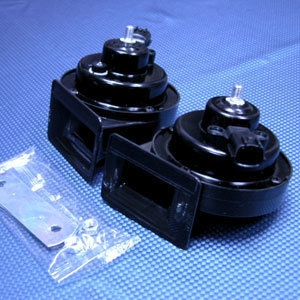 현대모비스  순정용품 SCA 뉴에쿠스 하이/로우 혼 클락션 2P세트 블랙 뉴에쿠스혼