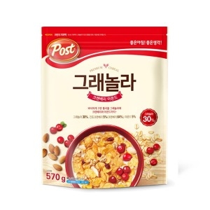 동서식품 포스트 그래놀라크랜베리아몬드350g 콘푸라이트