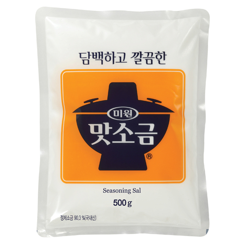 청정원 미원 맛소금 500g