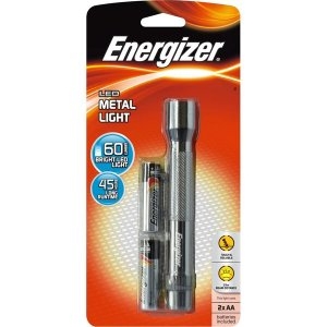 에너자이저  에너 LED 메탈랜턴 AA건전지 후레쉬 손전등 LCM2AA