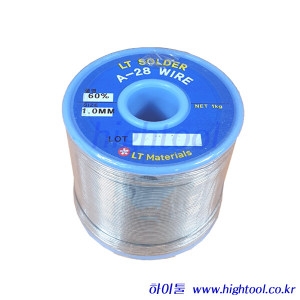LT소재 희성소재 RS60실납 1.0mm 1kg 유연납 땜납