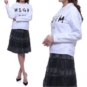 MSGM 여성 로고 맨투맨 2841MDM89_207299_01_20S