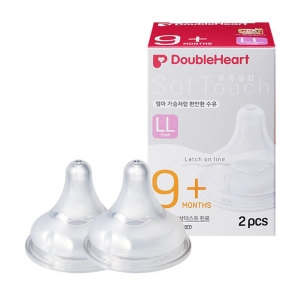 더블하트 LL젖꼭지 2개입 /유피스/스펙트라 젖병 호환