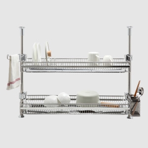 대명산업 아이넥스 압연식기건조대 304스텐 기둥식2단800 설거지건조대