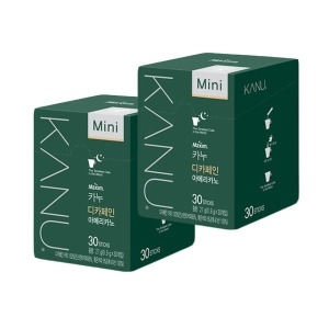 동서식품 카누 맥심 미니 디카페인 60T 30Tx2개