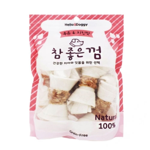 펫더맨 헬로도기 참좋은껌 우유 치킨맛 6p[6개]