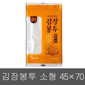 감동  김장봉투 소형 2매 김장비닐 김치비닐 5포기 봉지