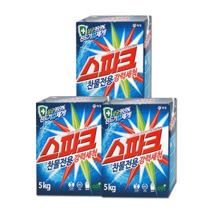 스파크 일반용 분말세제 지함 5kg 3개