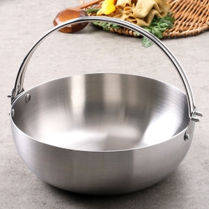 킹서진  스텐 3중 샤브샤브 전골냄비 6호 인덕션 캠핑 오뎅탕