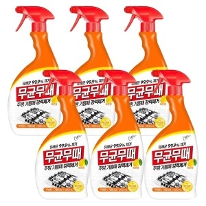 무균무때 주방용 세정제 900ml 6개