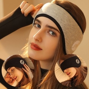 SH 벨크로 찍찍이 겨울 방한 안대 귀마개 귀도리 헤어밴드 이어밴드 조깅 등산 머리띠 보온귀마개 수면안대