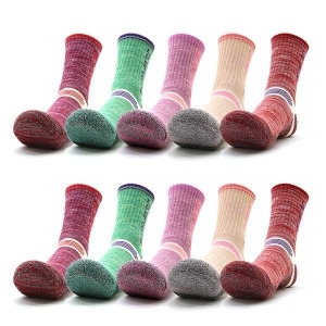 SMP스포츠 여성용/이중바닥 아웃도어 등산양말 장목 10켤레 / 스포츠 두꺼운 기능성 작업 쿠션 국산