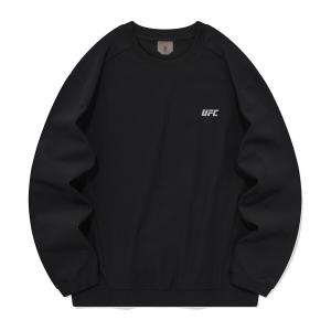 UFC 임직원 전용 코엑스몰 퍼펙트 레귤러핏 맨투맨 블랙 U4SWU3107BK