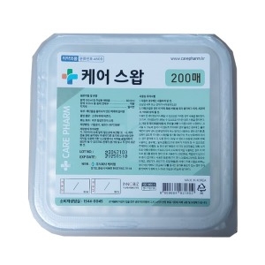 케어메이트 케어팜 케어스왑 200매 알콜솜