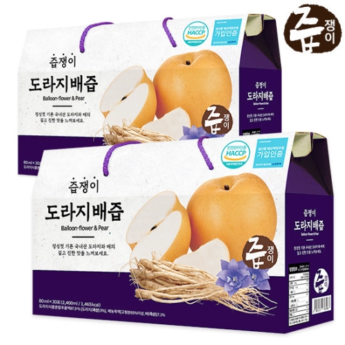 즙쟁이 도라지배즙 80ml 30포