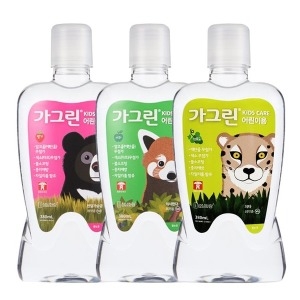 동아제약 가그린 어린이 청포도 380ml x 2개 + 딸기 380ml x 1개