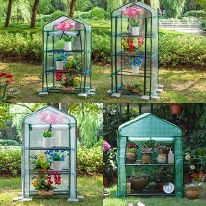 아띠꼴로 베란다 조립식 비닐하우스 이동식 비닐하우스커버 소형 미니 온실 하우스커버 DIY 다육이 가정용 하우스