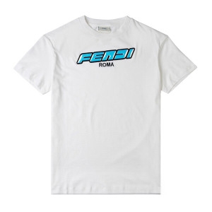 펜디 로고 코튼 반팔 티셔츠 JUI139 7AJ F0TU9 12-14
