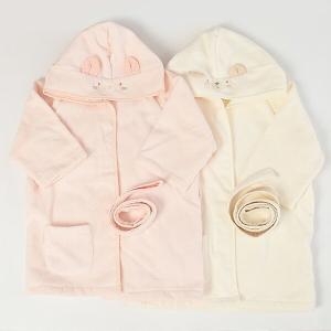 압소바 의류 출산백일 곰고 무연사 목욕가운 AZA11801