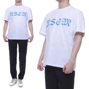 MSGM 남성 로고 반팔티 2840MM235_207098_01_20S