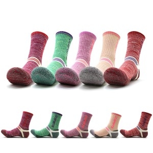 SMP스포츠  여성용 아웃도어 등산양말 장목 5켤레 / 스포츠 두꺼운 쿠션 이중바닥 작업 헬스 런닝 운동