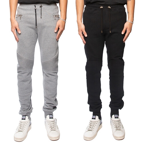 발망 슬림 바이커 트레이닝 팬츠 그레이 w6hj518