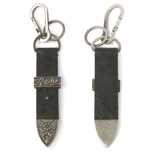 발망 버팔로 레더 대검 키링 블랙 S8HA814P146