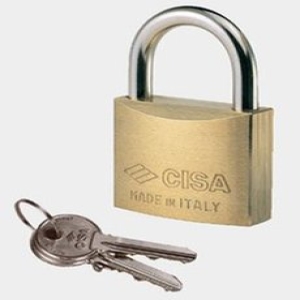  Cisa Brass Padlock 22010 KA OS