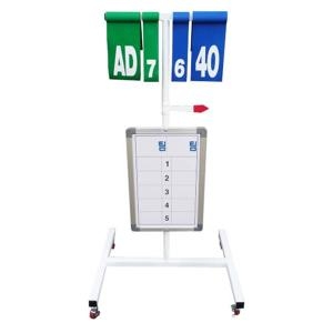 월드 테니스 점수판 WDC-2309 바퀴부착형 이동식 테니스 정구전용 세트별 득점기록용 보드판